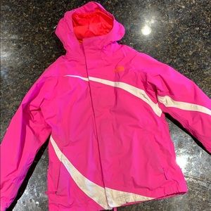 The North Face girls 10/12 winter jacket/rain coat